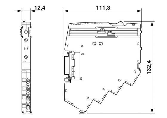 CAPAROC E2 12-24DC/2-10A 電子機器 2 極の断路器