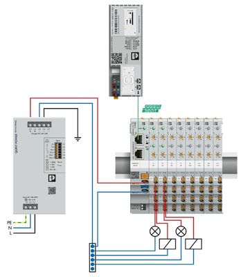 CAPAROC E2 12-24DC/2-10A 電子機器 2 極の断路器