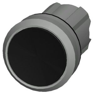 PLC 3SU1050-0AB10-0AA0 メタル 輝く ライトのない 平き ボタン 黒 SIRIUS ACT プッシュボタン