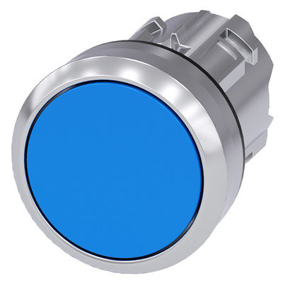 メタル 輝く ライトのない 平き ボタン 青 3SU1050-0AB50-0AA0 SIRIUS ACT プッシュボタン