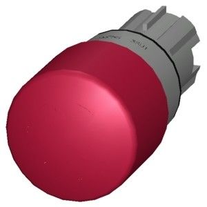 PLC 3SU1050-1GB20-0AA0 メタル 輝く 照明のない 緊急停止 押す トリガー 動作 安全な