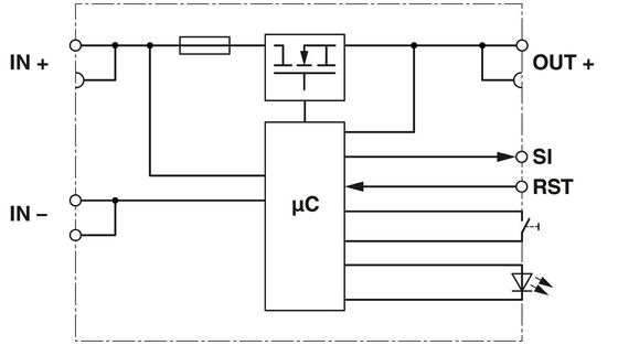 1 ポール 1135753 PTCB E1 24DC/1-4A 24V DCのSI-R電子機器の断路器