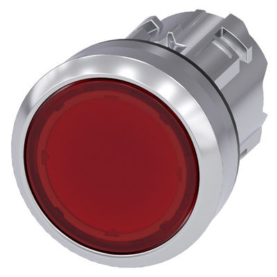 レッドメタル 輝く照明のフラットボタン 3SU1051-0AB20-0AA0 SIRIUS ACT プッシュボタン