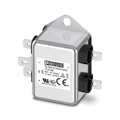 230AC EMCフィルター FIL-WM-1S-1N-6A-50 Hz 60 Hz 電圧指定 AC 名目中心周波数