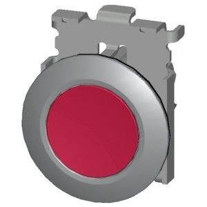 3SU1060-0JB20-0AA0 メタルマット プッシュボタン ライトなし 収納式 設置 赤 SIRIUS ACT