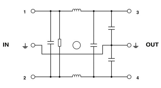 240 V AC L-N 定位電圧 NEF 1-10 EMC フィルター 産業用需要のための信頼できるソリューション