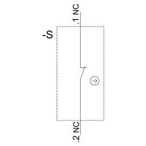 スクロールターミナル PLC 3SU1100-0AB10-1CA0 プラスチックの瞬間ボタン
