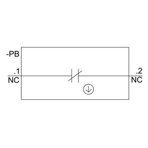 スクロールターミナル PLC 3SU1100-0AB10-1CA0 プラスチックの瞬間ボタン