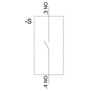 PLC 3SU1100-0AB50-1BA0 ライトのないブルーフラット ショートブタン スクロール端末付き