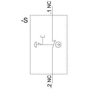 赤いプラスチック式緊急停止ボタンを押す 3SU1100-1HA20-1CH0 SIRIUS ACT コンプリートユニット