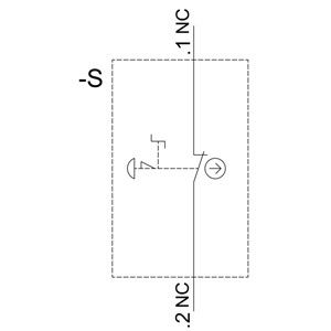 SIRIUS ACT 完全ユニット 緊急停止ボタンを押して PLC 3SU1100-1HB20-1CF0 を解放します