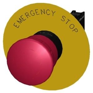 SIRIUS ACT 3SU1100-1HB20-1PG0 緊急停止のための完全なユニットキノコプッシュボタン