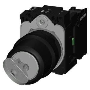 PLC 3SU1100-4BF11-1BA0 2 ポジション 維持された RONIS SIRIUS ACT用のプラスチックスイッチ