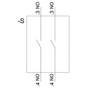 3SU1100-4BL11-1NA0 RONIS プラスチック シリウス ACT 3 ポジションキースイッチ付き コンプリートユニット