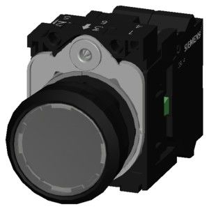 3SU1102-0AB70-3BA0 プラスチックライトフラットボタン 瞬間のクリアスプリング SIRIUS ACT コンプリートユニット プッシュボタン