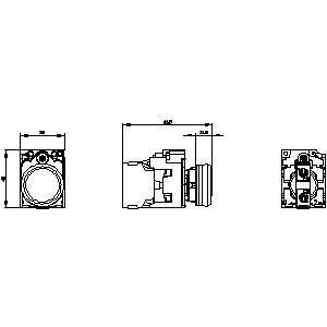 PLC 3SU1102-6AA40-1AA0 SIRIUS ACT コンプリートユニット パイロットライト 24V AC/DC プラスチックライトスムーズレンズ フラッシュ