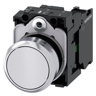 メタル・シャイニ 3SU1150-0AB60-1BA0 フラットボタン 瞬間のプッシュボタン SIRIUS ACT コンプリートユニット