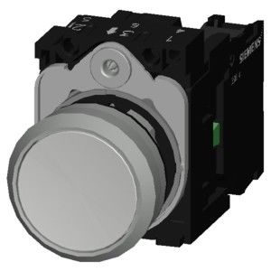 メタル・シャイニ 3SU1150-0AB60-1BA0 フラットボタン 瞬間のプッシュボタン SIRIUS ACT コンプリートユニット