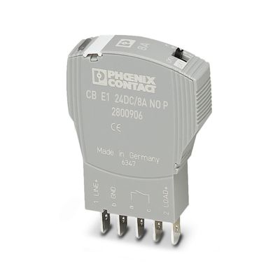 5 ポール 24 V DC 2800906 CB E1 24DC/8A NOP 電子機器の断路器