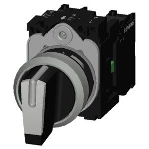 3SU1150-2BM60-1NA0 メタルショートハンドル SIRIUS ACT セレクター スイッチ 消灯 3 ポジション