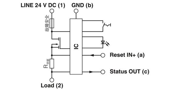 2800914 CB E1 24DC/10A S-R P 産業用電子機器の断路器
