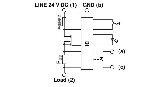 2800919 CB E1 24DC/6A NC P 産業用電子断路器