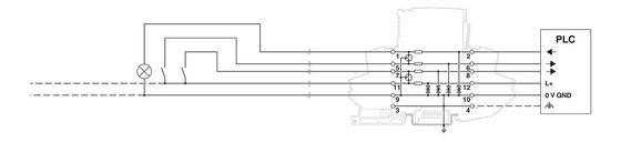24 V DC 4 ポール PT オーバージェスプロテクター PT-IQ-4X1-24DC-PT PT システム