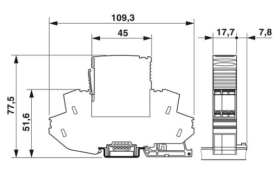 PT-IQ-3-HF-12DC-PT オーバージェスプロテクター 定電圧12V DC 4ポール保護装置