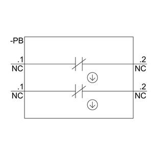 PLC 3SU1400-1AA10-1EA0 SIRIUS ACT用のフロントマウントスクリュー端末2NCコンタクトモジュール