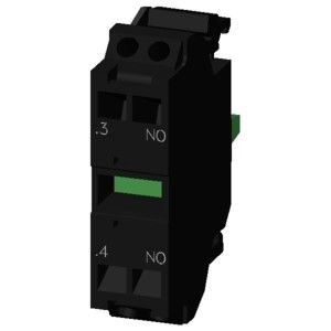 PLC 3SU1400-1AA10-3BA0 SIRIUS ACT コンタクトモジュール フロントマウントと1NOアプリケーション
