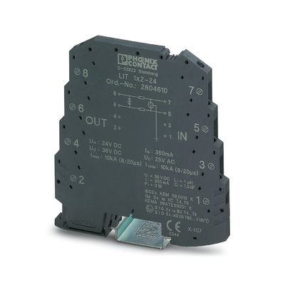 24 V DC 2804610 LIT 1X2-24 オーバージェス・プロテクター 2 ポール・プロテクション・システム