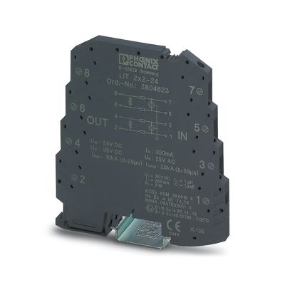 1 極 24V DC LIT 2X2-24 超電圧保護 優れた性能のための先進技術
