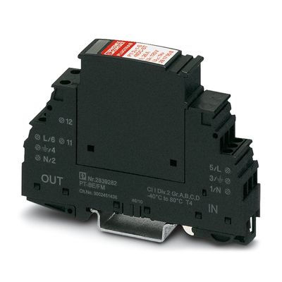 2817958 PT 2 1-S-48DC/FM 2 ポール 48V DC 定位を持つ 3 タイプ オーバージェス防護装置