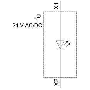 PLC 3SU1401-1BB50-1AA0 SIRIUS ACT LED モジュール フロントマウントとスクリュー端末