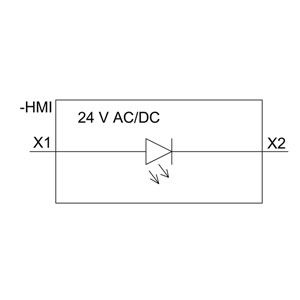 PLC 3SU1401-1BB50-1AA0 SIRIUS ACT LED モジュール フロントマウントとスクリュー端末