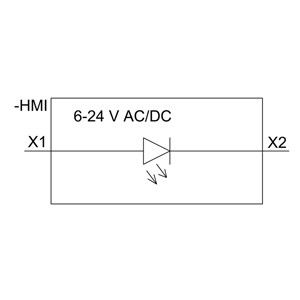 SIRIUS ACT PLC 3SU1401-1BG20-1AA0 LEDモジュール フロントマウントとスクリュー端末