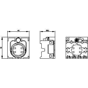 PLC 3SU1500-0BA10-0AA0 プラスチック 4 場所 B SIRIUS ACT 保持器 耐久性 耐久性