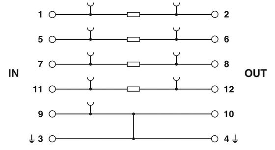 1 ポール 2839363 PT 4X1-BES 電気回路保護基 定位電圧 4X1-BE 産業安全用