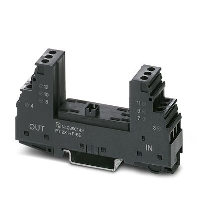 2856142 PT 2X1 F-BE 超電圧保護装置 ベース 1 極内と 24V AC 定位電圧