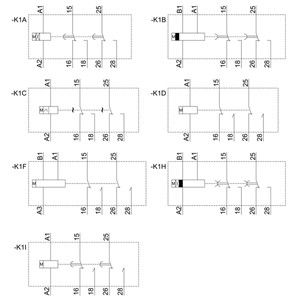 時計リレー 7PV1508-1BW30 多機能 2 交換 16 機能 スクリップ接続