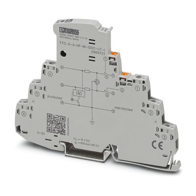 12V DC TTC-6-3-HF-M-UT-I 超電圧保護 2ポール 長期保護