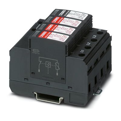 230V AC 4ポールタイプ2 フォニックス・コンタクト内の電圧過剰保護 VAL-MS 230IT/3 1-FM