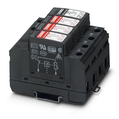 2858577 VAL-MS 320/3 1-FM 230V AC 4ポール内の2型電圧過剰保護装置