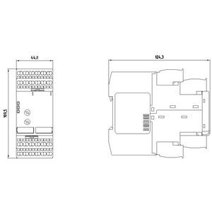 スプリングロード端末 PLC 3TK2810-0JA02 正確な検出のための静止監視