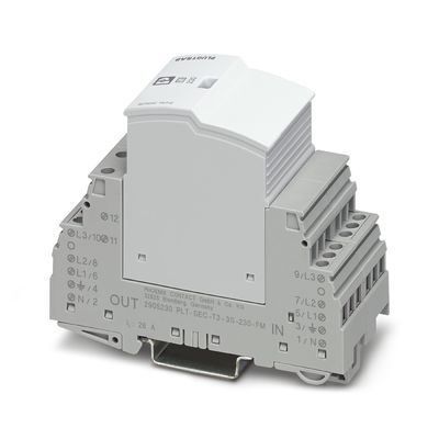 5V AC... 250V AC 125V DC 200mA DC 2905348 VAL-SEC-T2-1S-175-FM 2型電圧増加防止装置