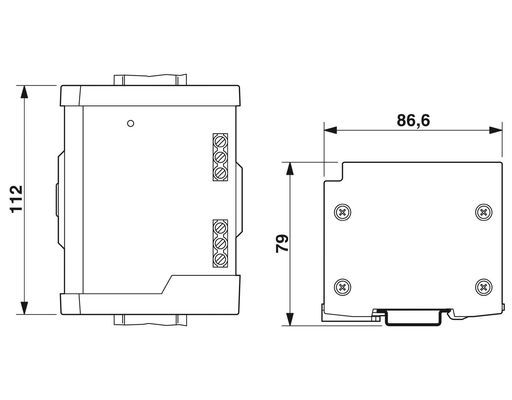 FLT-SEC-P-T1-1C-350/25-FM タイプ 1 2 定電圧と350/25-FMの電圧過剰保護装置