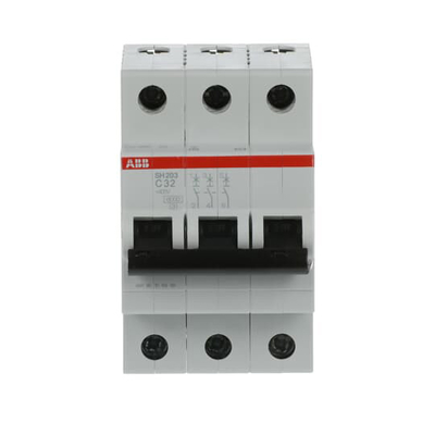 MCB SH203-C32 ミニチュア断路器 3P C 32A 定電圧 220