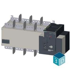 1600A 4ポール ATSE PLC 3KC8454-0HA22-0GA3 基本装置の転送スイッチング機器