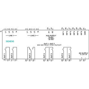 ATC 6300 LCD PLC 3KC9000-8TL40 精密制御のための転送制御装置 144x144 mm