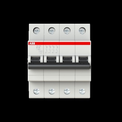MCB SH204-B20 ミニチュア断路器 4P 20A 220V 50Hz 定数電圧と周波数